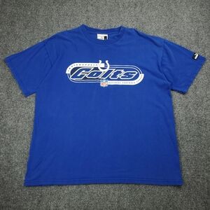 Vintage Indianapolis Colts T Shirt Puma NFL Mens Large 1999 2000 Y2K Retro USA
